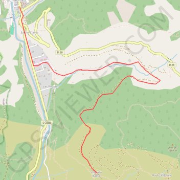 Guillames GPS track, route, trail