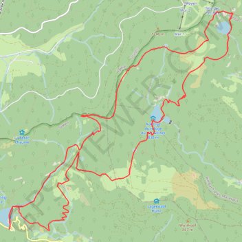 Les 4 Lacs - Sewen GPS track, route, trail