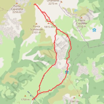 Pozzines (I Pozzi) et Lac de Vitalaca GPS track, route, trail