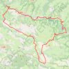 Les plus beaux villages de France en Aveyron GPS track, route, trail