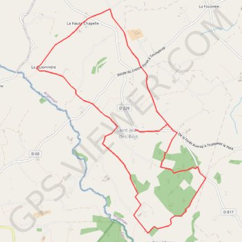 Michelot Moulin - Pays de Tinchebray GPS track, route, trail