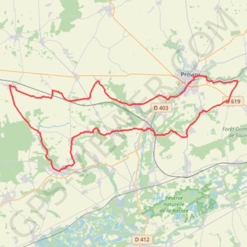 De Provins à Donnemarie-Dontilly-15443198 GPS track, route, trail