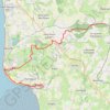 Le chemin aux Anglais - La haye-Pesnel à Saint Jean le Thomas GPS track, route, trail