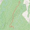 Cascades Gras et Tambour GPS track, route, trail