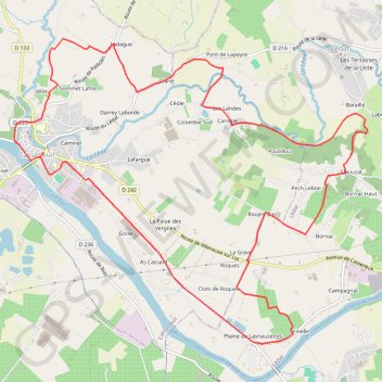 Rando de Casseneuil GPS track, route, trail