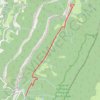 Les Ecouges - belvédère du Rivet GPS track, route, trail
