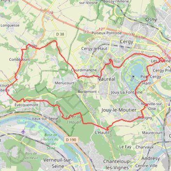 Hautil - Tessancourt GPS track, route, trail
