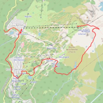 Chamrousse - Lac Achard GPS track, route, trail