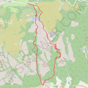 Gorges de Colombieres GPS track, route, trail