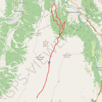 Combe de l'A GPS track, route, trail