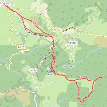 Raquettes - Le Truc et Sucs Ardéchois GPS track, route, trail