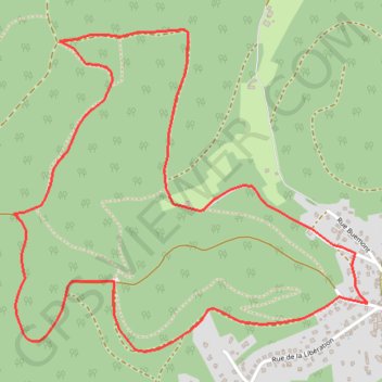 Chemins du Cœur des Vosges - Les Fourmis GPS track, route, trail