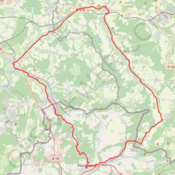Suisse et Gaule, porrentruy - dannemarie GPS track, route, trail