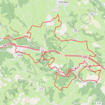 Au fil de l'Aix - Grézolles GPS track, route, trail