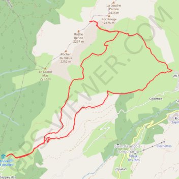 Col Montjoie GPS track, route, trail