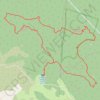 Plateau du Siou Blanc, les portes de Valbelle par colle de fède GPS track, route, trail