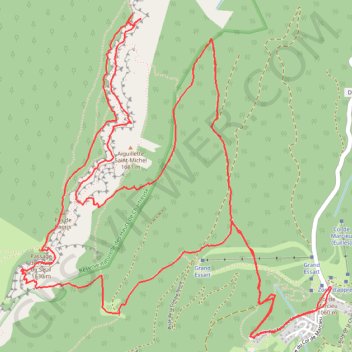 Grand sangle de l'Aulp du Seuil par le pas de Ragris GPS track, route, trail