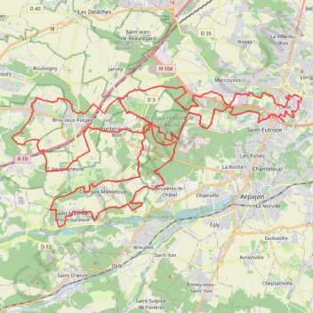 VTT80 La Tour 2022 GPS track, route, trail