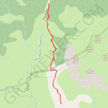 Randonnée du 05/07/2021 à 10:43 GPS track, route, trail