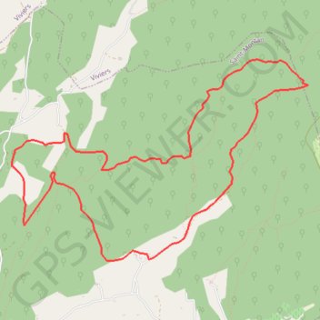 Saint Montan Font d'Urbe GPS track, route, trail