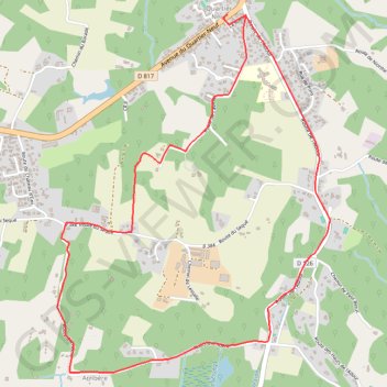 Coteaux de Riston - Saint-Martin-de-Seignanx GPS track, route, trail