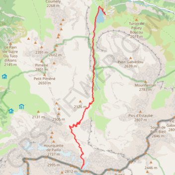 Gloriettes tuquerouye GPS track, route, trail
