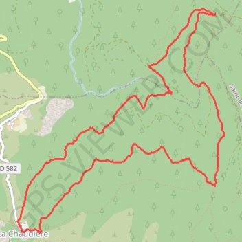 La Chaudière GPS track, route, trail