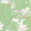 Circuit sud de Saint-Cirq-Lapopie GPS track, route, trail