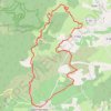 Serre de Barre, Dent de Rez, Gogne GPS track, route, trail