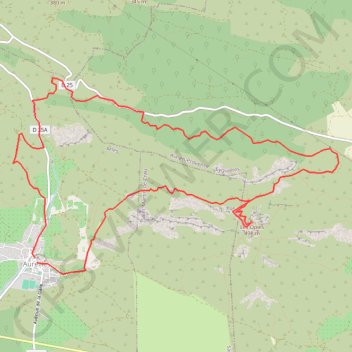 Alpilles - Mont Opies GPS track, route, trail