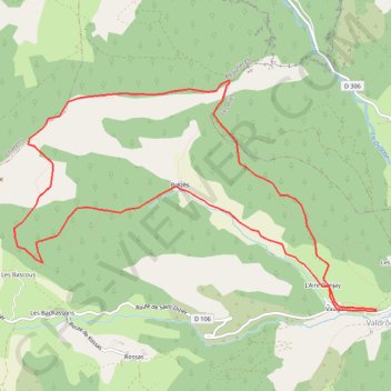 Crêtes de Tarsimoure G2 GPS track, route, trail