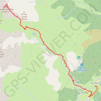 Sommet des Frette GPS track, route, trail