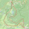 Lacs vosgiens, sentier des Roches GPS track, route, trail