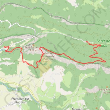 Grand Pomerolle GPS track, route, trail