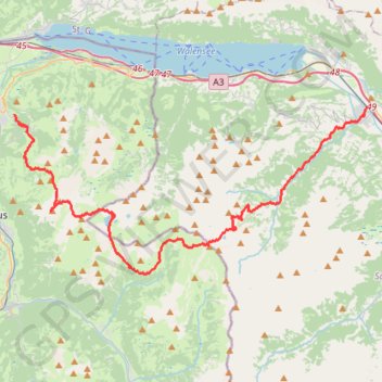 Raid dans les Glarnichalpen (GLARUS) GPS track, route, trail