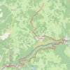 De Riouzal à Laval-de-Cère par LaMativie GPS track, route, trail