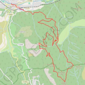 Circuit des Maquisards GPS track, route, trail