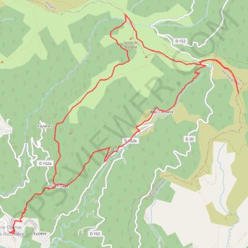 Le Fageas - Massif de l'Aigoual GPS track, route, trail