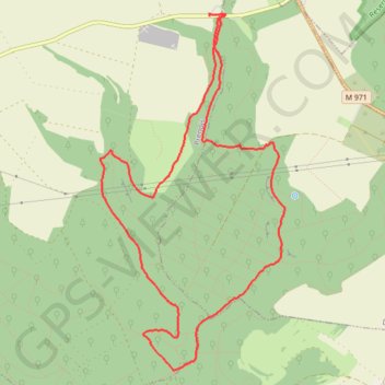 Marche nordique entre Darois et Prenois GPS track, route, trail