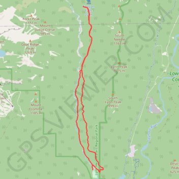 Lynn Loop Trail - Headwaters Trail GPS track, route, trail