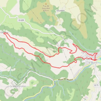 Le tour de la Pinière GPS track, route, trail