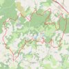 MEUZAC Puy et Landes + Caux + Haute Faye GPS track, route, trail