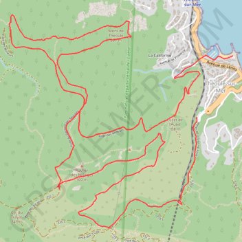 Esterel - Sur les traces du rallye de Théoule GPS track, route, trail