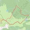 Pointe feuillette en boucle par la vire de la Montagne de Paille (Dévoluy) GPS track, route, trail