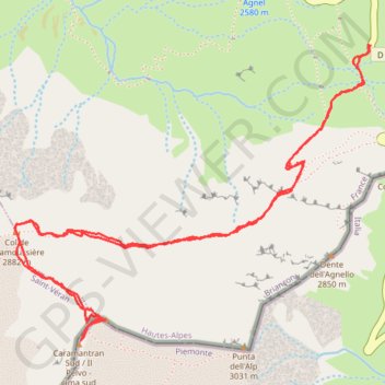 Pic de Caramantran GPS track, route, trail