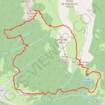Le Lanfonnet GPS track, route, trail