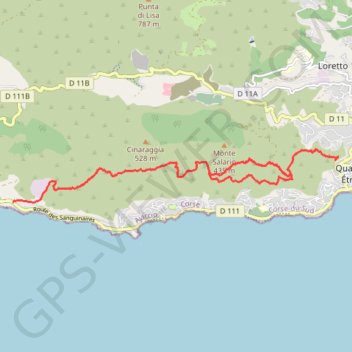 ITICOR2AV500DML GPS track, route, trail