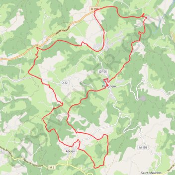 Fanandrette - Périgneux GPS track, route, trail
