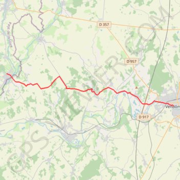 De Bessé-sur-Braye au Grand-Lucé GPS track, route, trail