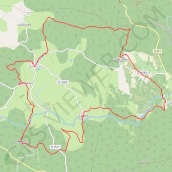 Haut-Languedoc-Les-Planques-LeSoulie GPS track, route, trail